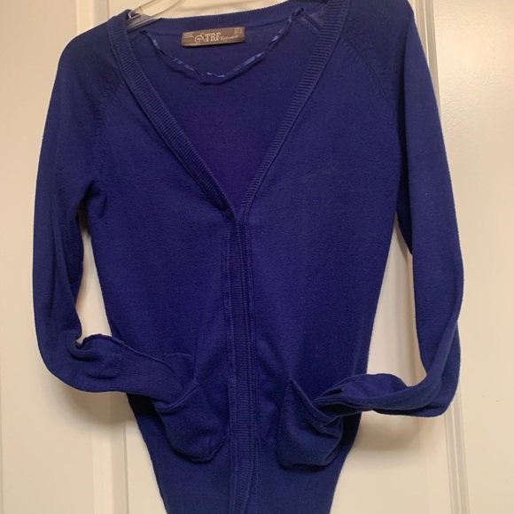 Bright Royal Blue Snap-button Cardigan (Med) - Picture 11 of 11